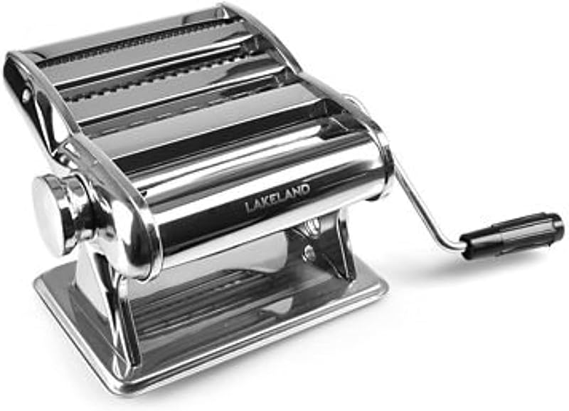 Lakeland Pasta Machine Chromed Steel – Makes Lasagne Tagliatelle Spaghetti