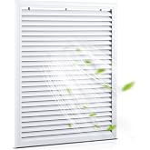 Blulu 1 Pcs 24" x 30" Duct Opening Decorative Gable Vent ABS, Only Vent | Heavy Duty Attic Vent Cover for Walls Garage Shed, Air Return Grille, Louvered Design,Outer Dimensions 25.75'' x 31.75''