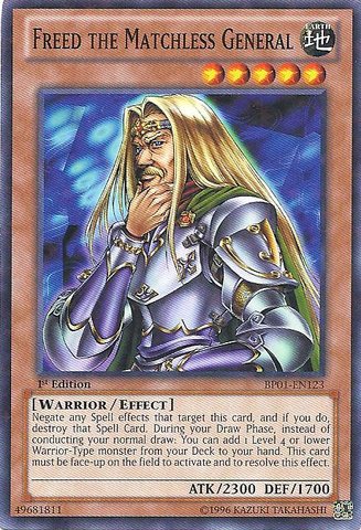 Yu-Gi-Oh! - Freed the Matchless General (BP01-EN123) - Battle Pack: Epic Dawn - 1st Edition - Starfoil Rare