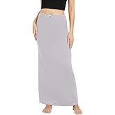 Urban CoCo Women's Elastic Waist Long Maxi Skirt Flowy Summer Beach Skirt for Vacation