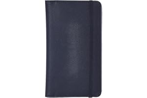 UNICRAFTALE Checkbook Cover for Personal Checkbook Leather Checkbooks Holder 18X10.5cm Black Duplicate Checks with Pen Holder