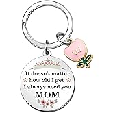 JOHKLJ Gifts For Mom Birthday Gifts For Women Mom Valentine Gift Best Mother's Day Gift From Daughter Son Unique Cute Keychain For Mammy Mother Christmas Thanksgiving Present Ideas