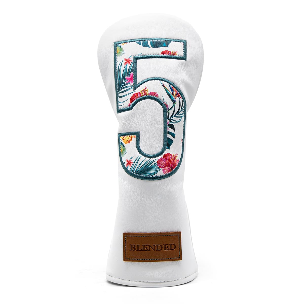 Photo 1 of BAIRBRE Golf Club Covers Driver Covers Fairway Wood Headcover Hybrid Cover Leather Mallet Putter Covers Blade Headcovers Golf Head Covers for Most Brand (for Fairway Wood 5)