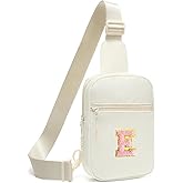 Cotmcor Easter Basket Stuffers for Teens Girls: Fanny Pack Birthday Gift for 8 9 10 11 12 Year Old Teen Girl Trendy Stuff, Preppy Colorblock Crossbody Bag Adjustable Sling Belt Bags Purse for Travel