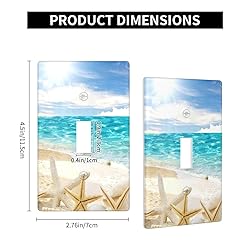 Beach Seashells Ocean Light Switch Cover Decorative
