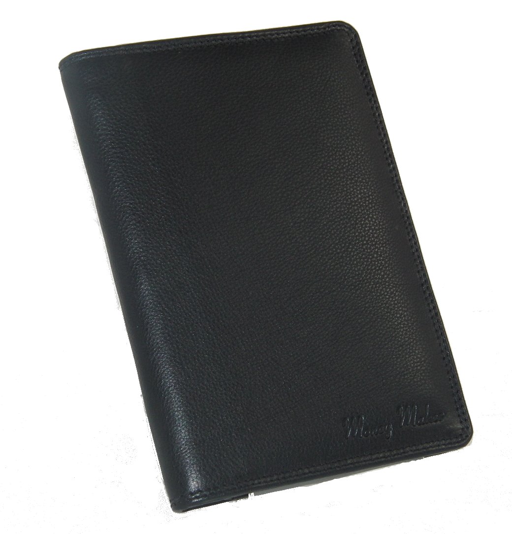 Leather Wallet black Men