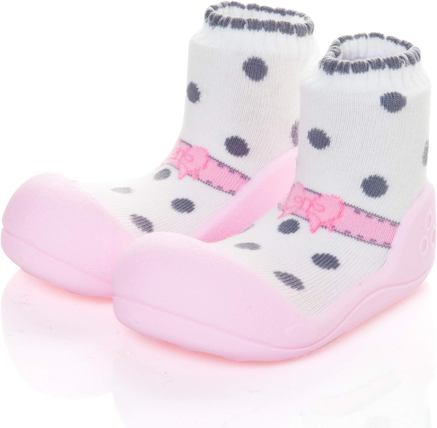 Attipas Ballet Pink Baby First Walker Shoes - Toddler Shoes Slippers