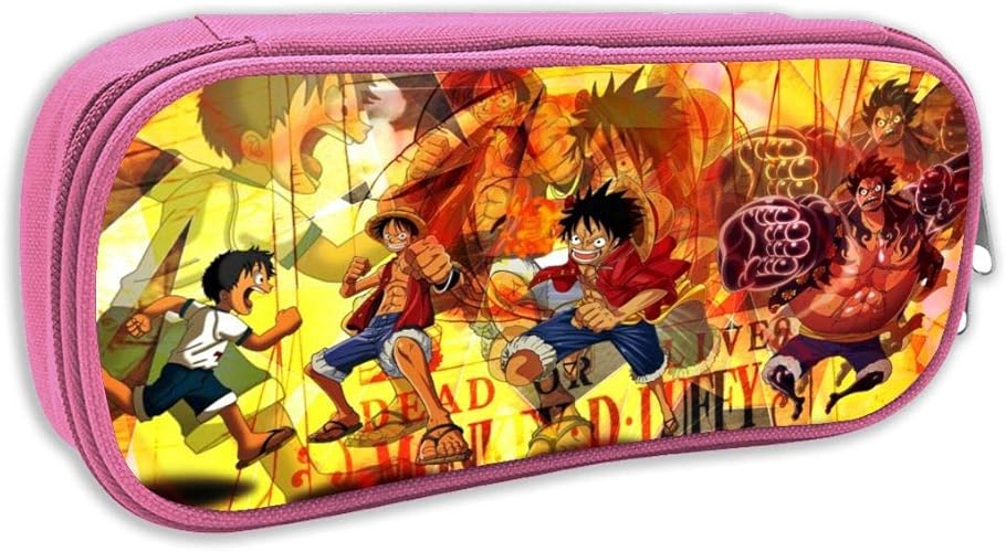 筆箱 ワンピース アニメペンケース 収納バッグ ペン箱 万年筆ケース 多機能 大容量 高校生 人気 軽量 おしゃれ 学生 子供 萌えグッズ 男女兼用 シューズ バッグ Amazon