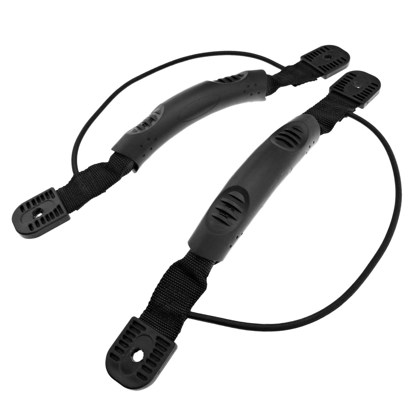 OTOTEC 2pcs Single Hole Black Kayak Canoe Boat Side Mount Carry Handles with Nut Screws Washer for Installing bow Stern Lateral