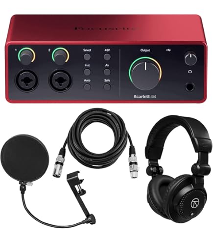 Amazon.com: Focusrite Scarlett 4i4 4th Gen USB Audio