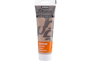 Pebeo Sand Texture Gel Studio Acrylics Auxiliaries, Red