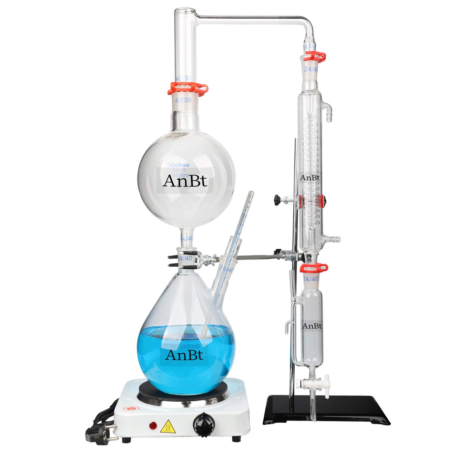 Mua Anbt 2000ml Lab Essential Oil Distillation Apparatus Water ...