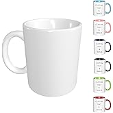 Personalized Mug/Customized Photo, Text, or Logo Ceramic Mug Tea Cup Personalizada with Message or Picture | Custom Gift Idea for Men & Women, Dad, Mom, Friends white
