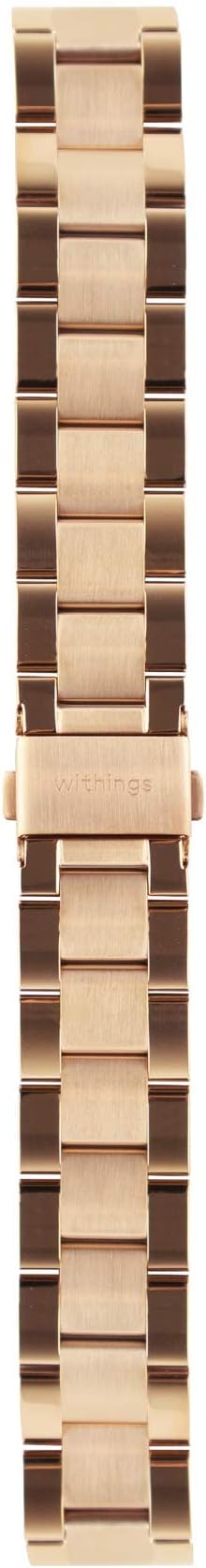 Withings Metal Wristband for ScanWatch, Steel HR, Steel HR Sport, Move ECG, Move