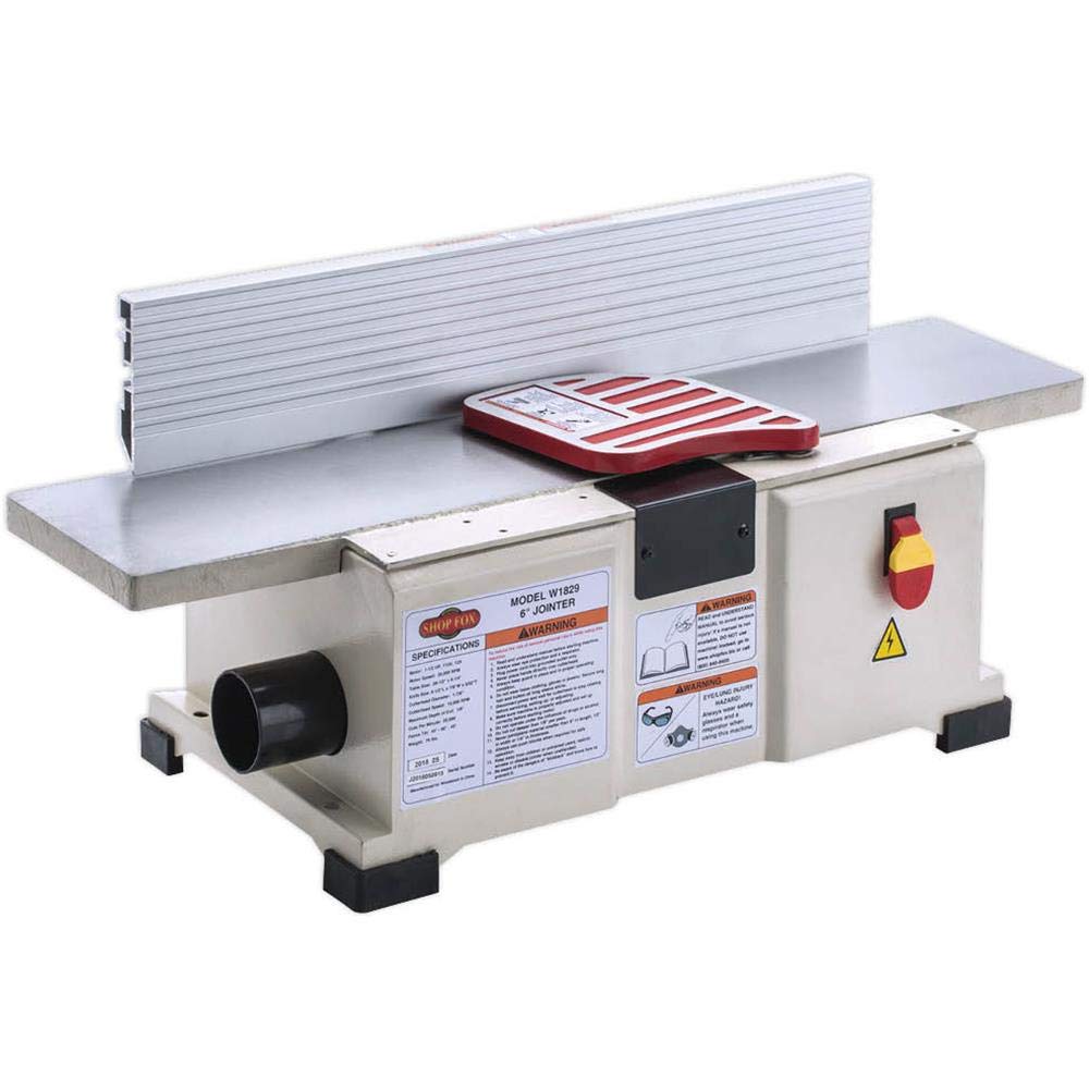 Shop Fox W1755S 6Inch Jointer With Spiral Cutterhead