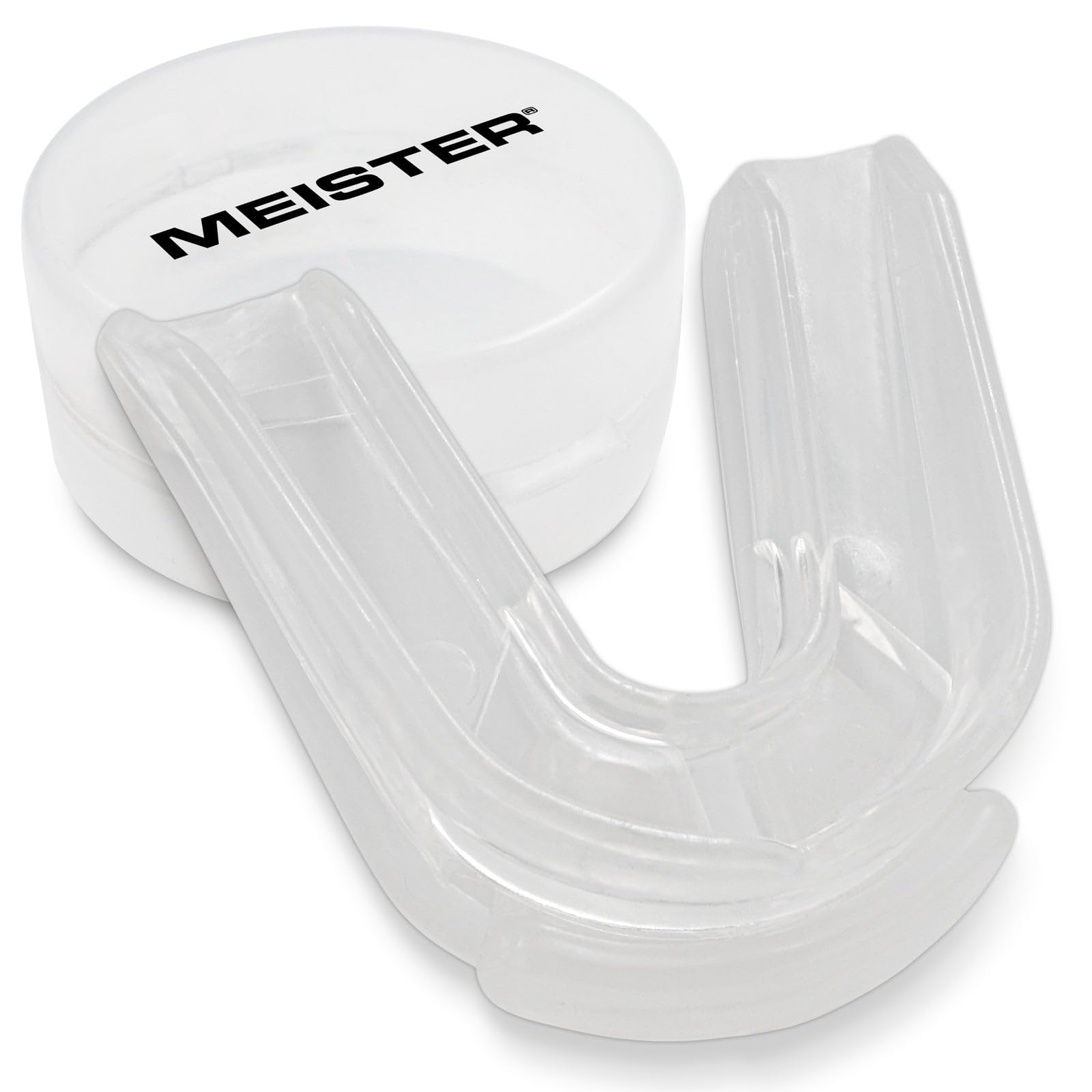 Meister MMA Moldable Double Mouth Guard w/Case - Clear