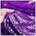 ShinyBeauty Flip Sequins Sequin 1 Yard Purple,Flip Up Fabric,Purple Fabric Sequin,Sequin Material