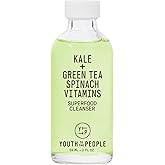 Youth To The People Superfood Facial Cleanser - Kale + Green Tea Daily Face Wash, Gentle Makeup Remover, with Soothing Antioxidants for Glowing Skin, pH Balance, Clean Pores, Sulfate-free, Refillable