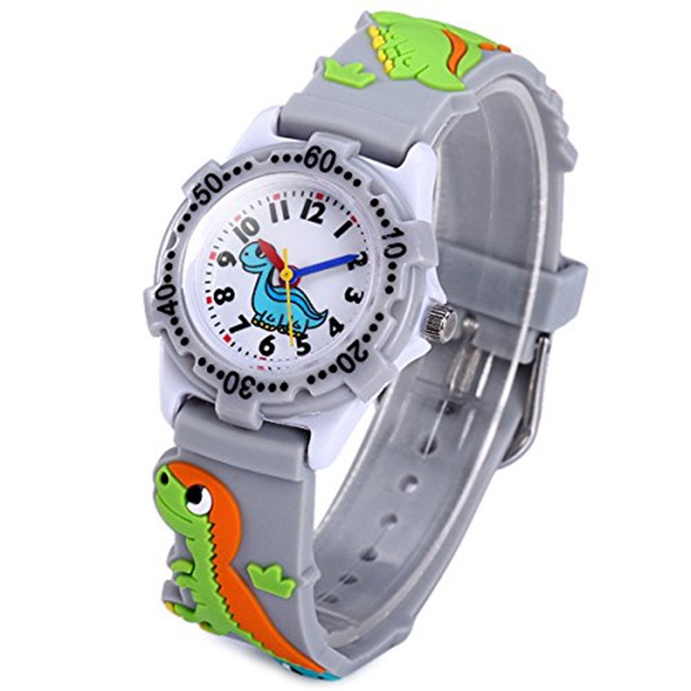 Mixe First Time Teacher Boys Girls Children Kids Analog Wrist Watch Cartoon 3D Band Environment Friendly Silicone ME92 (F) — image 1