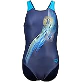 Arena Girls Arena Feel Girls' Parrot V Back Swimsuit