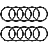 uxcell Nitrile Rubber O-Rings 40mm OD 32mm ID 4mm Width, Metric Sealing Gasket for Automotive Machine Plumbing, Pack of 10