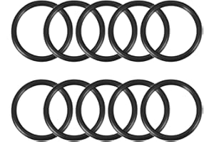 uxcell Nitrile Rubber O-Rings 40mm OD 32mm ID 4mm Width, Metric Sealing Gasket for Automotive Machine Plumbing, Pack of 10