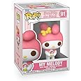 Epic Collectibles Pop Hello Kitty and Friends - My Melody with Dessert Vinyl Figure Collectibles Bundle with Compatible Funko Box Protector