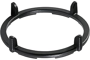 Atgestore 7.8” Cast Iron Wok Ring Replacement for LG Stove Parts Gas Range Wok Support Ring LG LRE3061ST LRGL5823S Stove Top Cooktop Base Round Bottom Wok Stand Holder Rack Grate Pot Burner Ring