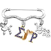 POTIY SGR Sorority Gift 1922 Sorority Pin SGR Charm Jewelry for Sorority Sisters