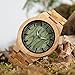 BOBO BIRD Wooden Men's Bamboo Watch with Luminous Night Silver Pointer Casual Sports Watches Gift with Box