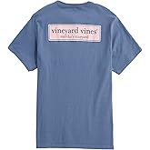 Vineyard Vines Mens Classic Logo Box Short-Sleeve Pocket Tee
