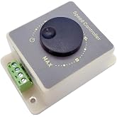 PWM DC Motor Speed Controller Switch Control 10V-60V 20A | 12V 24V 36V 48V, HHO Driver Module, RC Speed Regulator, Stepless Variable Rotary Switches, Pulse Width Modulator, Waterproof