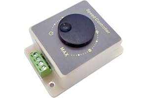 XFYBZN 10V-60V PWM DC Motor Speed Controller Switch Control 12V 24V 36V 48V 20A High Power HHO Driver Module RC Speed Regulator Stepless Variable Rotary Switches Pulse Width Modulator Waterproof