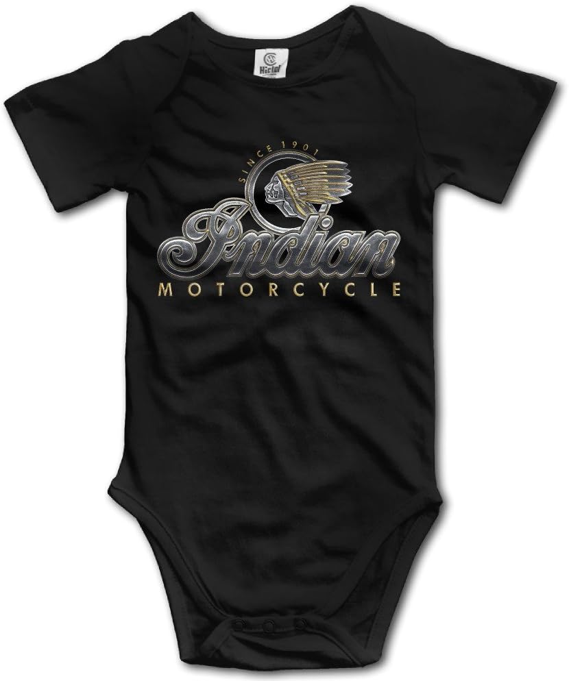 DEMOO Baby's Indian Motor Cycle LOGO Bodysuit/Climbing Clothes