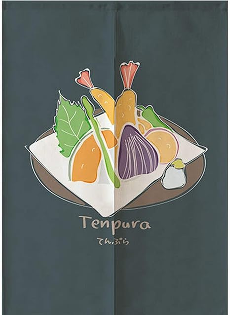 Amazon 食べ物柄 和風のれん ドアカーテン 遮光ドア おしゃれ 遮熱 部屋仕切り ドア用 お店 飲食店 居酒屋 台所用 65 90cm 85 150cm 和風 インテリア 装飾 敬老の日 新年 プレゼント 開店祝い 四季兼用 のれん オンライン通販