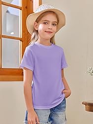 Girls Short Sleeve T Shirts Kids Summer Tops
