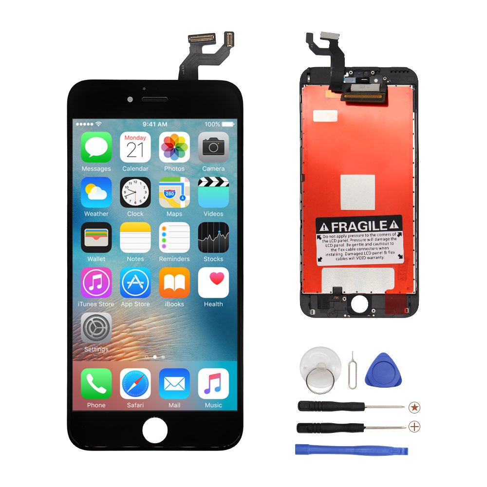 Iphone 6s Screen Replacemnt Lcd Display Touch Screen Digitizer Replacement Full Assembly With Repair Tool Kit For Iphone 6s 4 7 Inch Buy Online In Bangladesh At Bangladesh Desertcart Com Productid