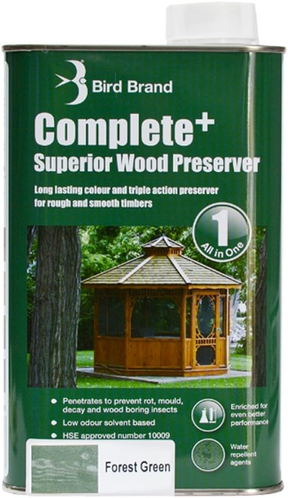 Bird BrandComplete+ Superior Wood Preserver Forest Green - 5 Litre