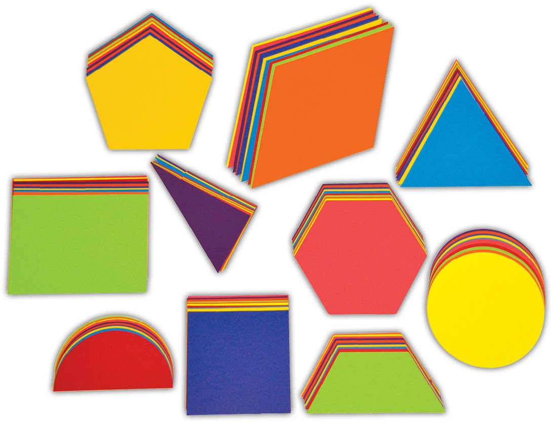 Springboard 40095 Pre-Cut Jumbo Geometric Card Shapes (Pack of 100) 15 x 34 cm