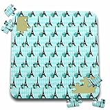 3dRose Anne Marie Baugh - Patterns - Pretty Aqua