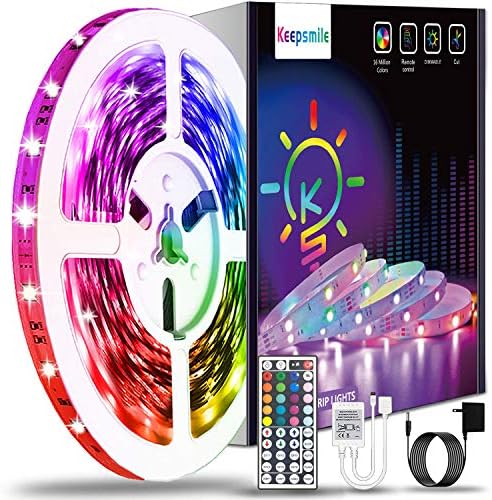 40ft Led Strip Lights Keepsmile RGB Color Changing Led Light Strips