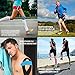Laneco Kinesiology Tape(19.7ft Uncut Per Roll, 4 Pack), Latex Free Physio Tape, Breathable, Water Resistant Sports Tape for Muscles & Joints, Pain Relief and Injury Recovery, Free Taping Guide
