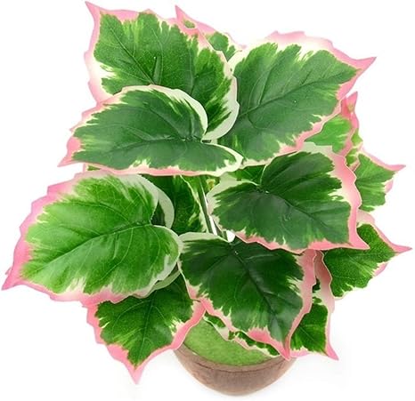 Amazon レーヨンパームバック竹の葉植物 パーティーの装飾 ビーチウェディングテーブルデコレーション 緑の葉を治療する 装飾的な植物 メンテナンスは不要 Color 4 Size 28cm 人工観葉植物 オンライン通販