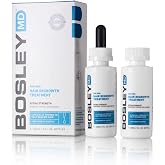 BosleyMD Minoxidil 5% Hair Regrowth Treatment for Men &ndash; Clinically Proven Hair Growth Solution for Thinning Hair &amp; Male Pattern Baldness &ndash; Topical Scalp Treatment, 2 x 2 Fl Oz (2 Month Supply)