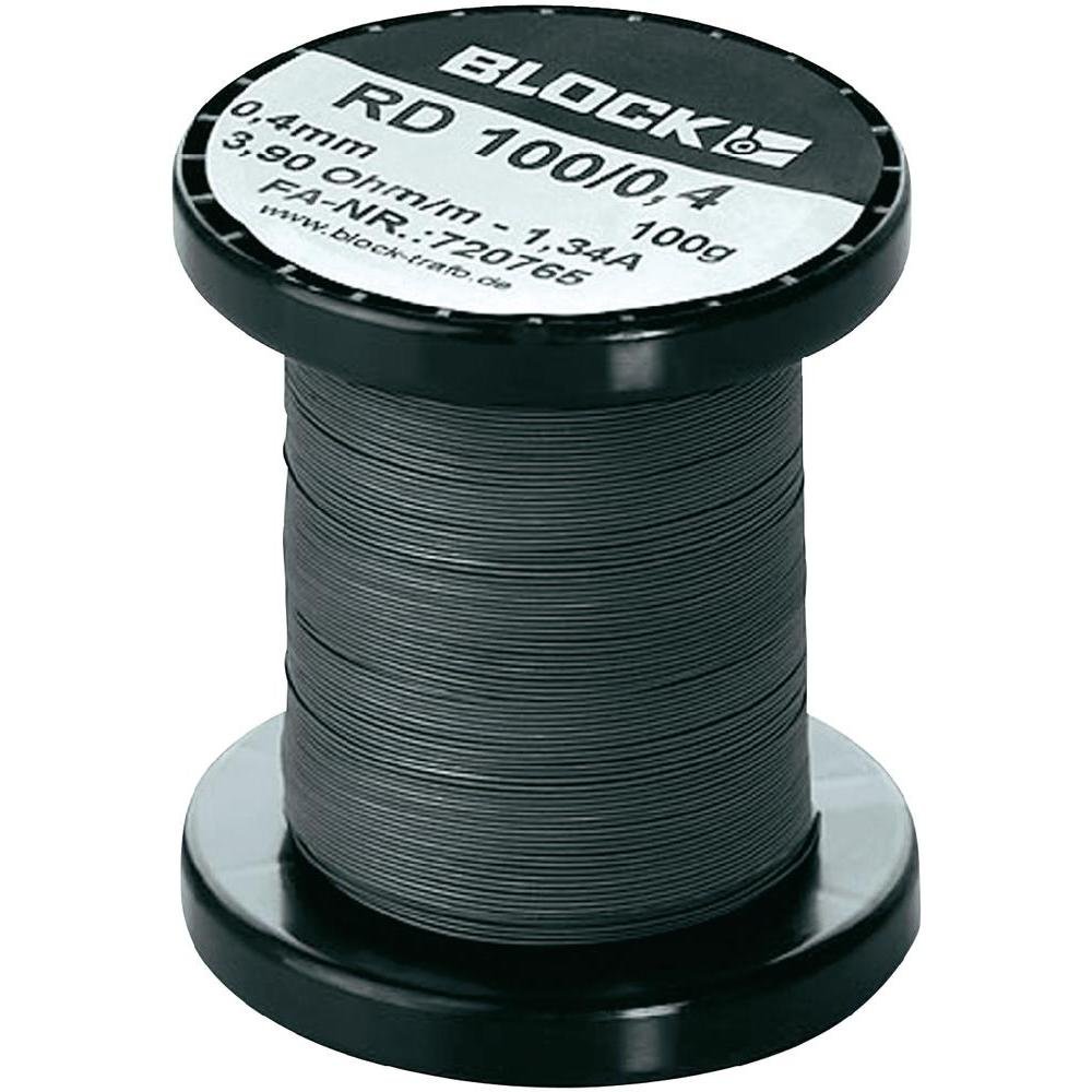 Block RD 100/3.0 Resistance Wire Resistance/m 0.069 Ω/m 1.5 m