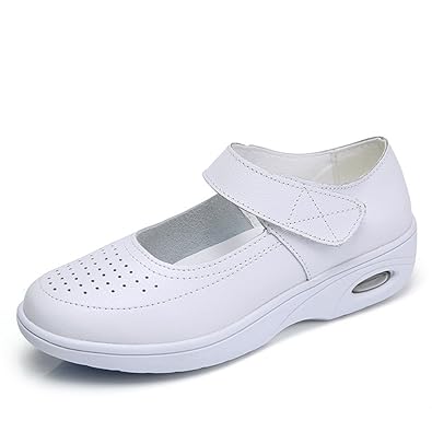 Amazon アージレ ナースシューズ パンプス 白 婦人靴 レディース