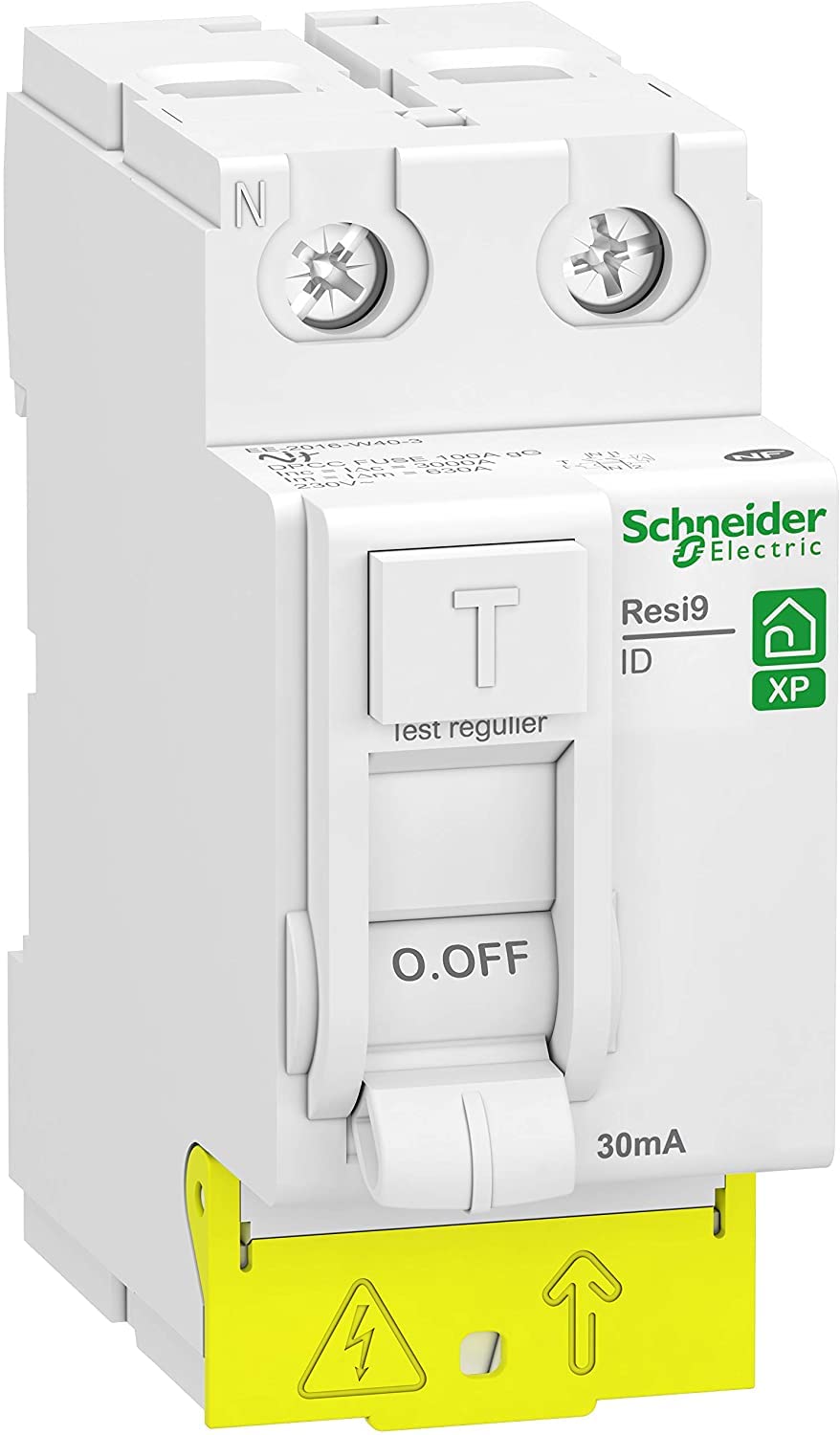 Schneider Electric R9PRC240 Circuit Breaker, White