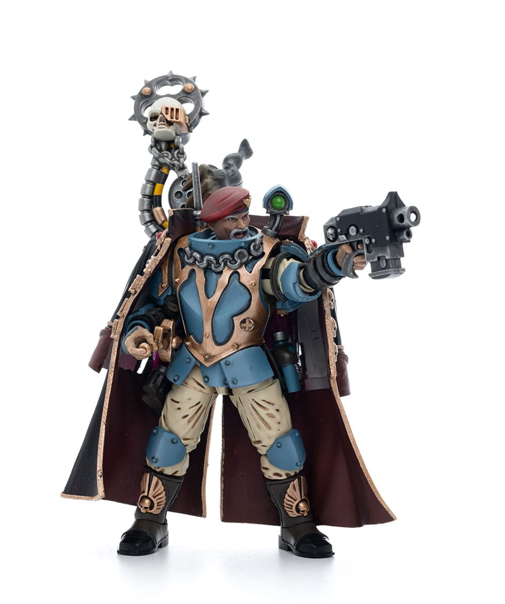 HiPlay JoyToy Warhammer 40K Astra Militarum Tempestus Scions Command Squad 55th Kappic Eagles Tempestor Prime 1:18 Scale Collectible Action Figure