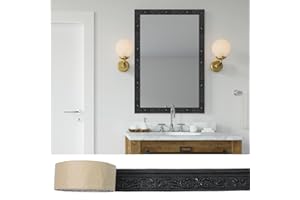 WAPANE 180" x 3.1" Peel Stick Foam Molding Trim Self Adhesive, Crown Molding Wallpaper Border Flexible, 3D Wall Edging Lines Foam Baseboard, Wall Base Moulding Trim for Home, Hotel DIY Decoration