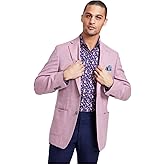 Tallia Mens Slim fit Sport Coat Blazer 46 R Purple Solid Wool